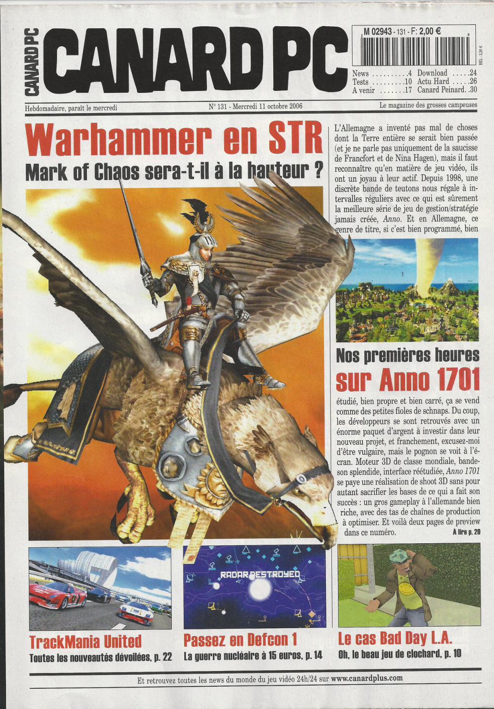 Première page de canardpc numero131
