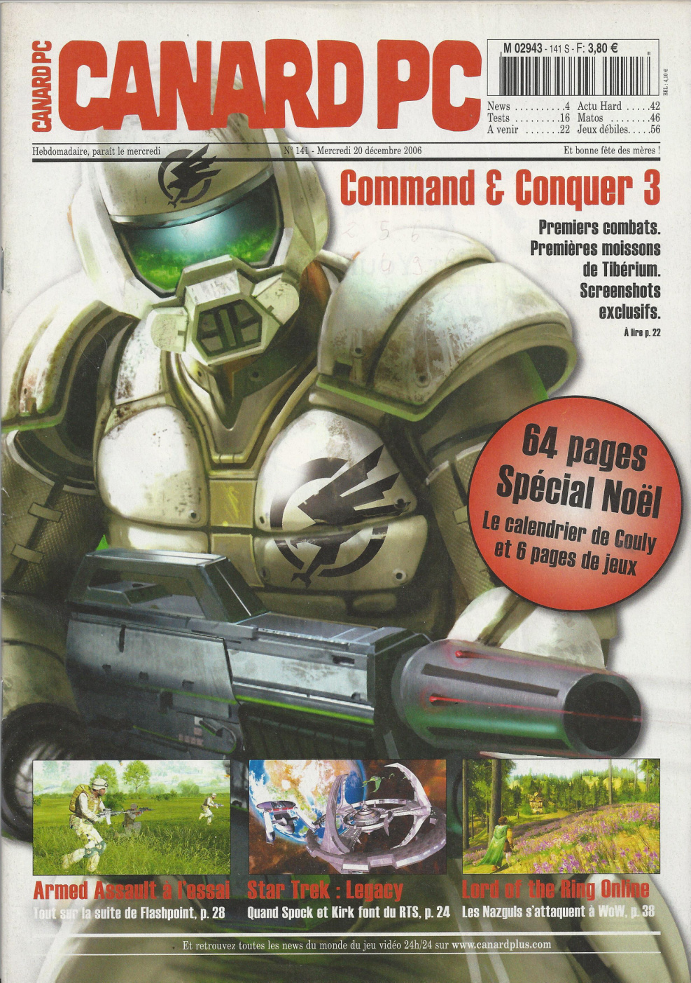 Première page de canardpc numero141