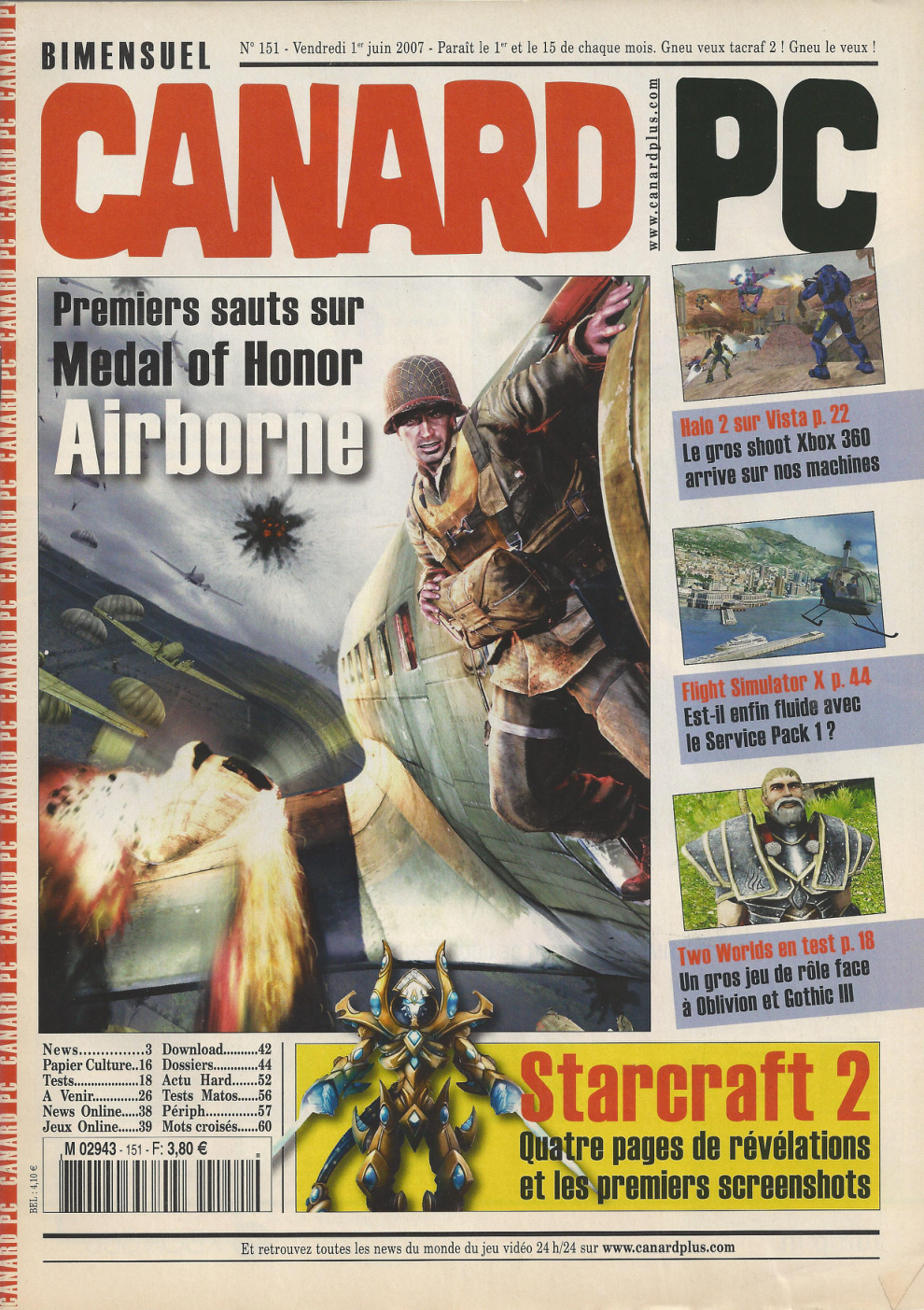 Première page de canardpc numero151