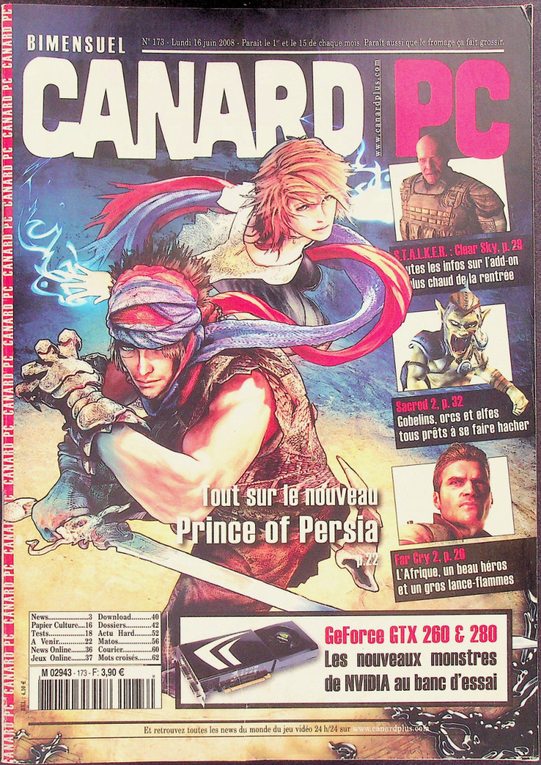 Première page de canardpc numero173