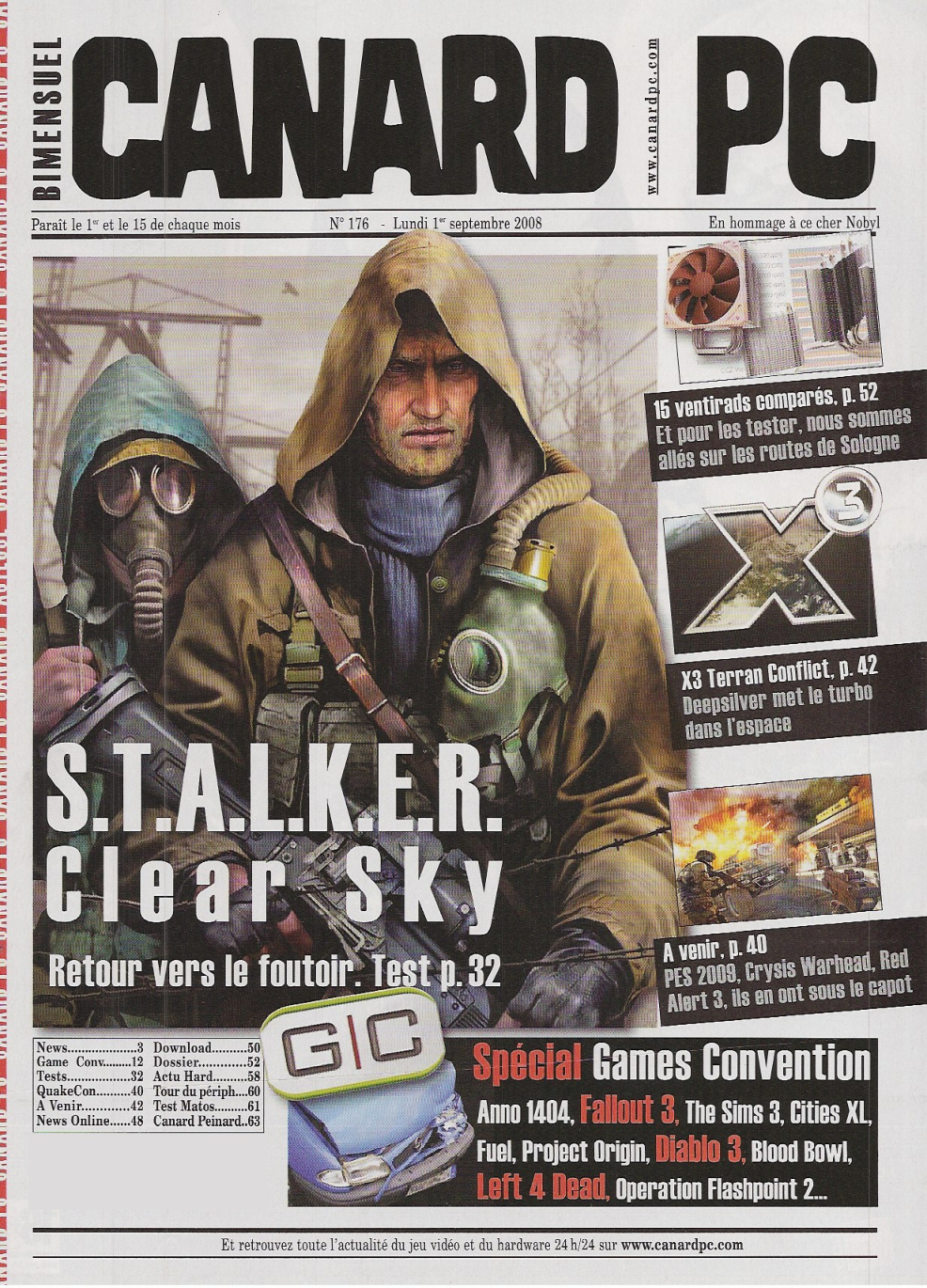 Première page de canardpc numero176