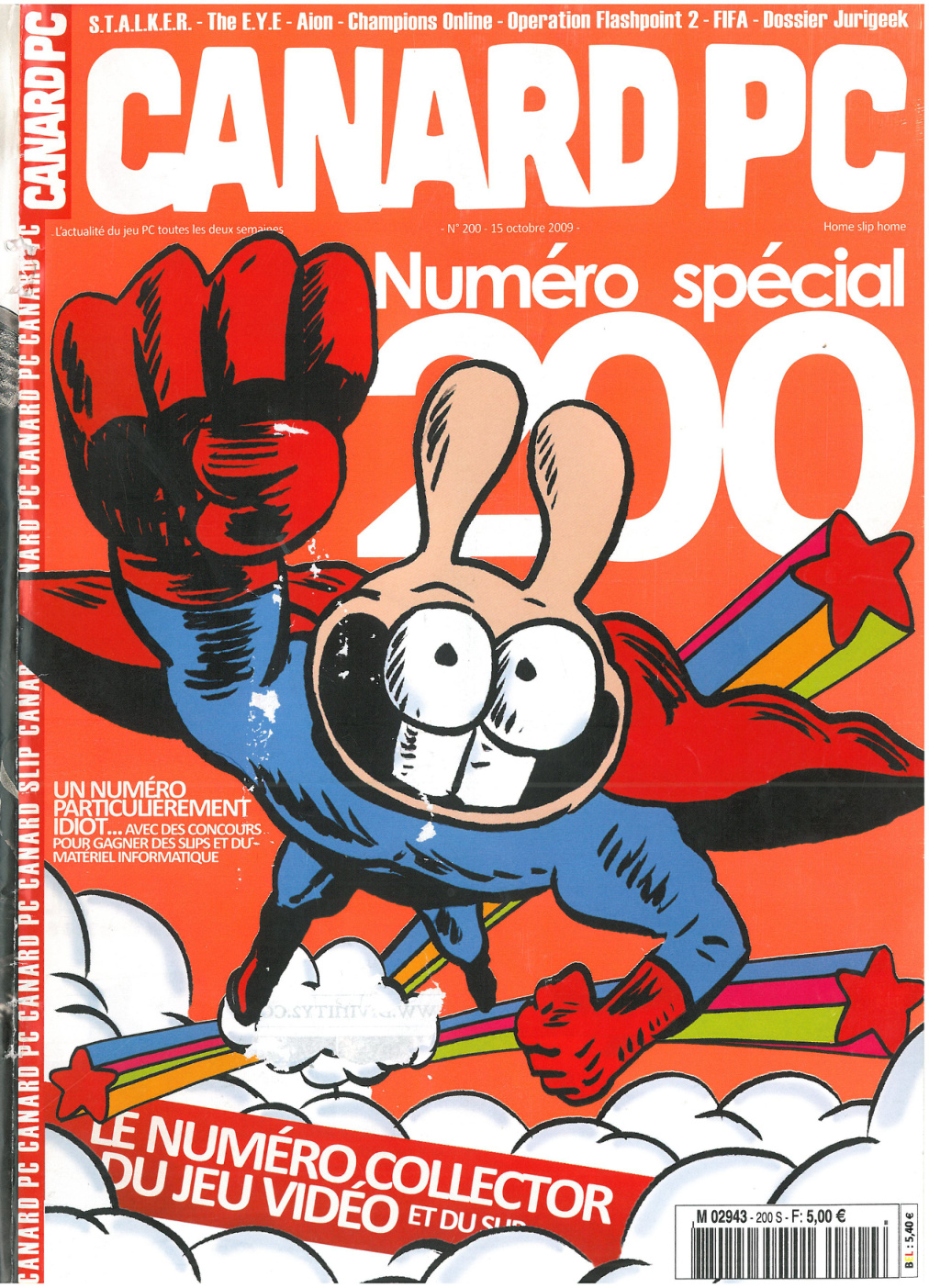 Première page de canardpc numero200