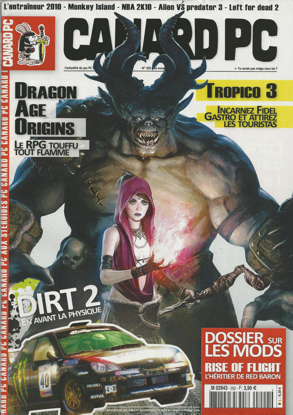 Première page de canardpc numero202