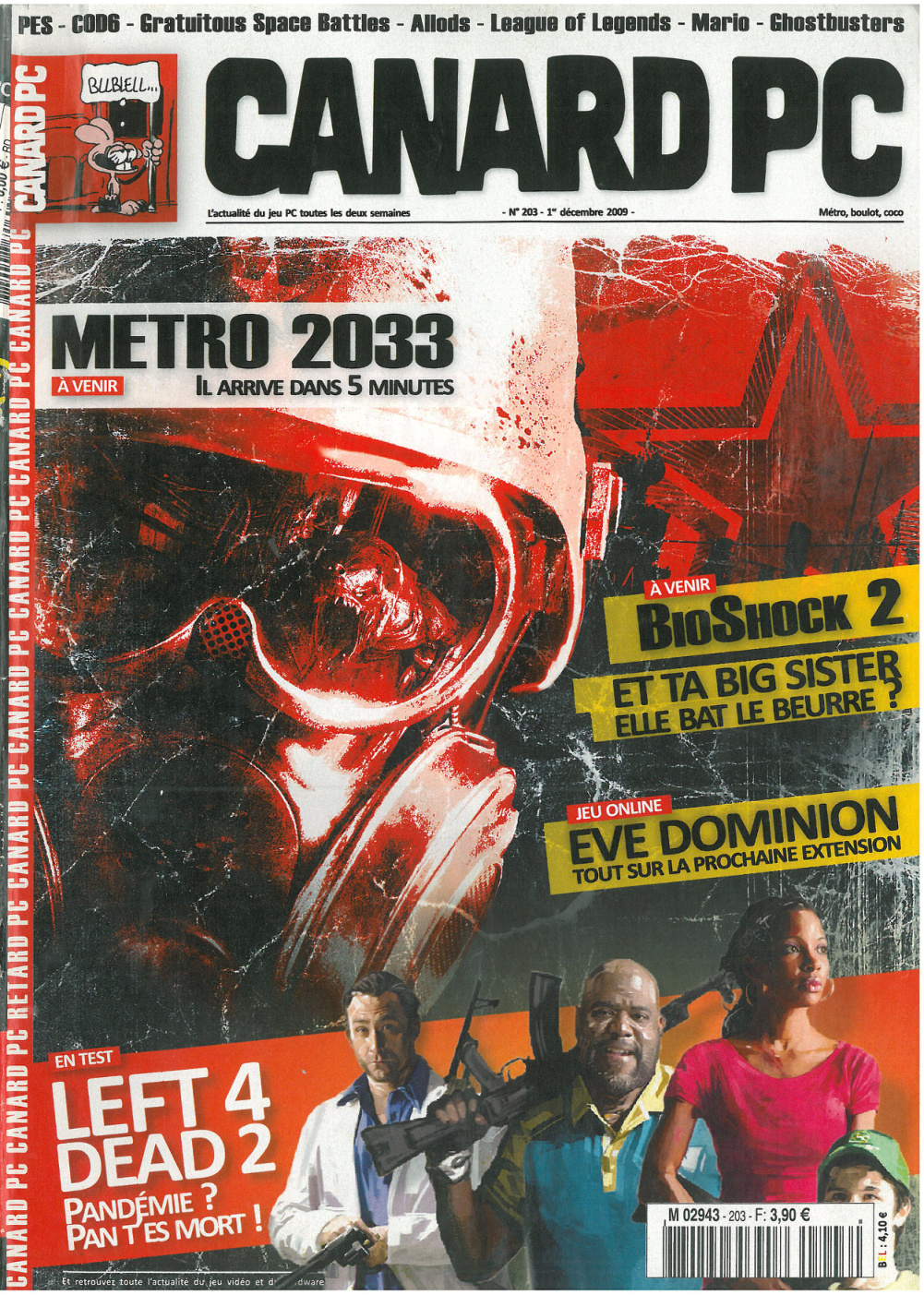 Première page de canardpc numero203
