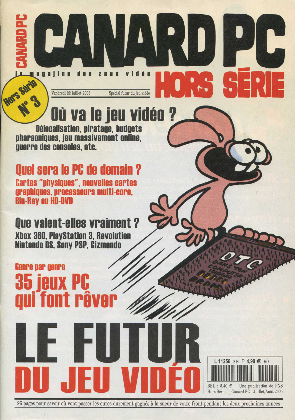 Première page de canardpc numerohs03