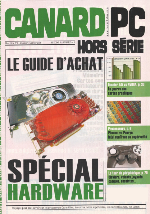 Première page de canardpc numerohs08