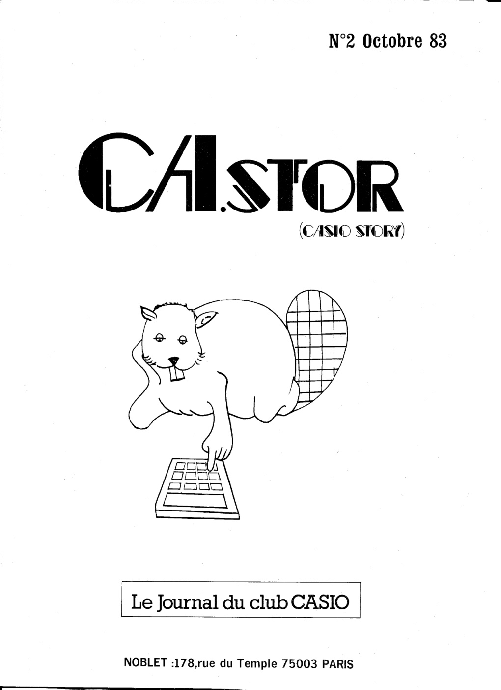 Première page de castor numero02
