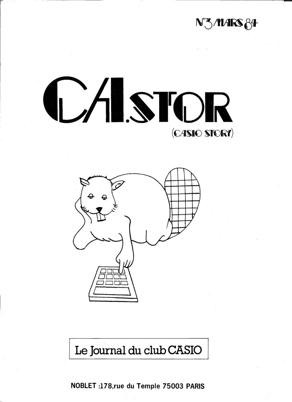 Première page de castor numero03