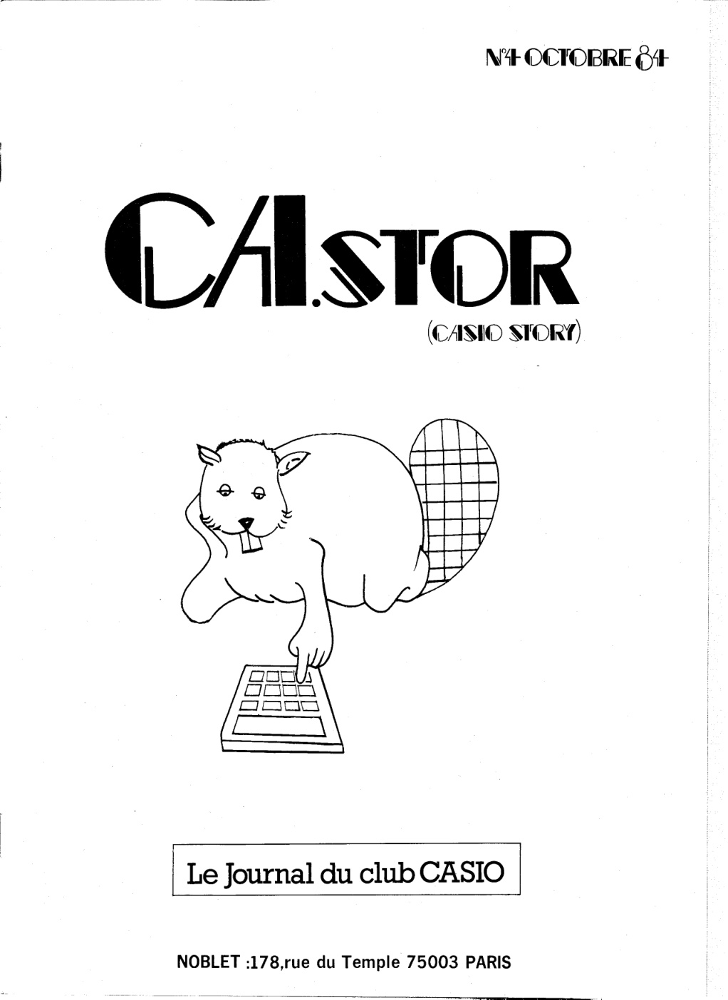 Première page de castor numero04