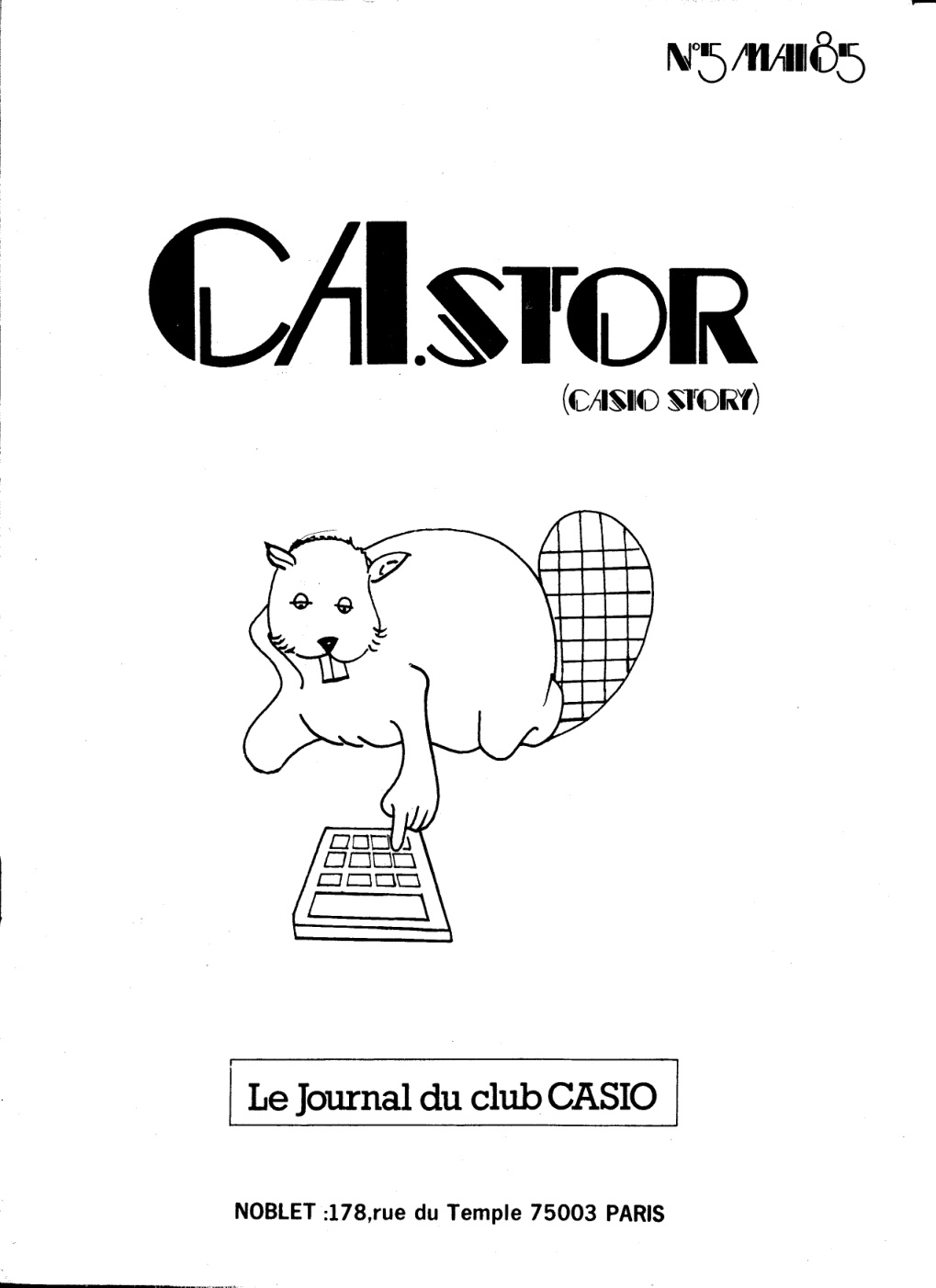 Première page de castor numero05