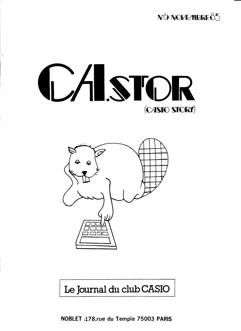 Première page de castor numero06
