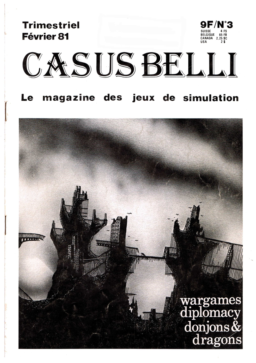Première page de casusbelli numero003