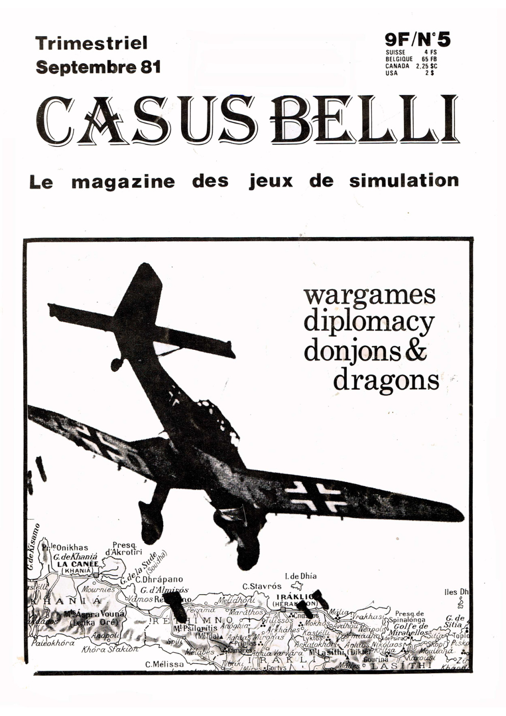 Première page de casusbelli numero005