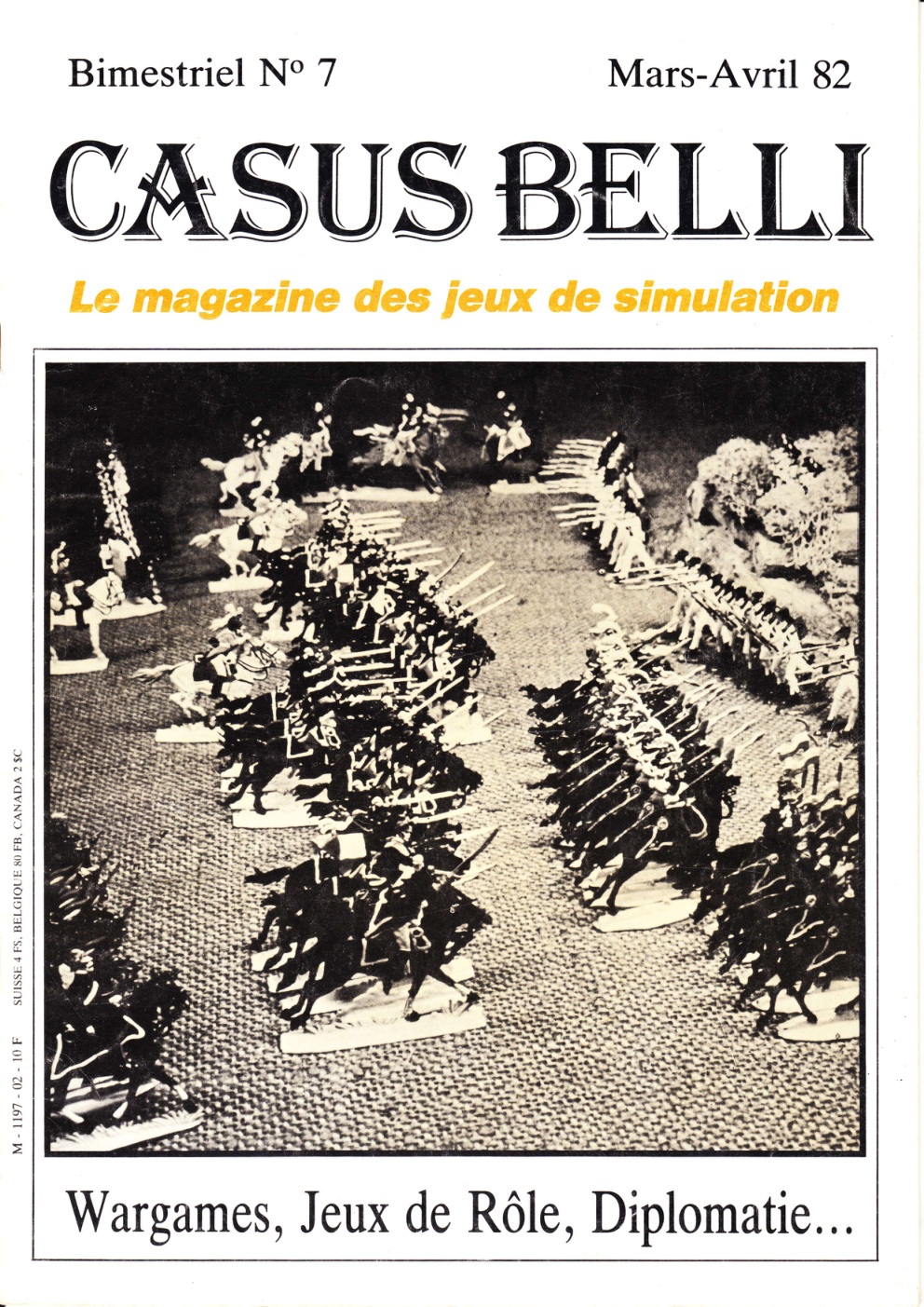 Première page de casusbelli numero007