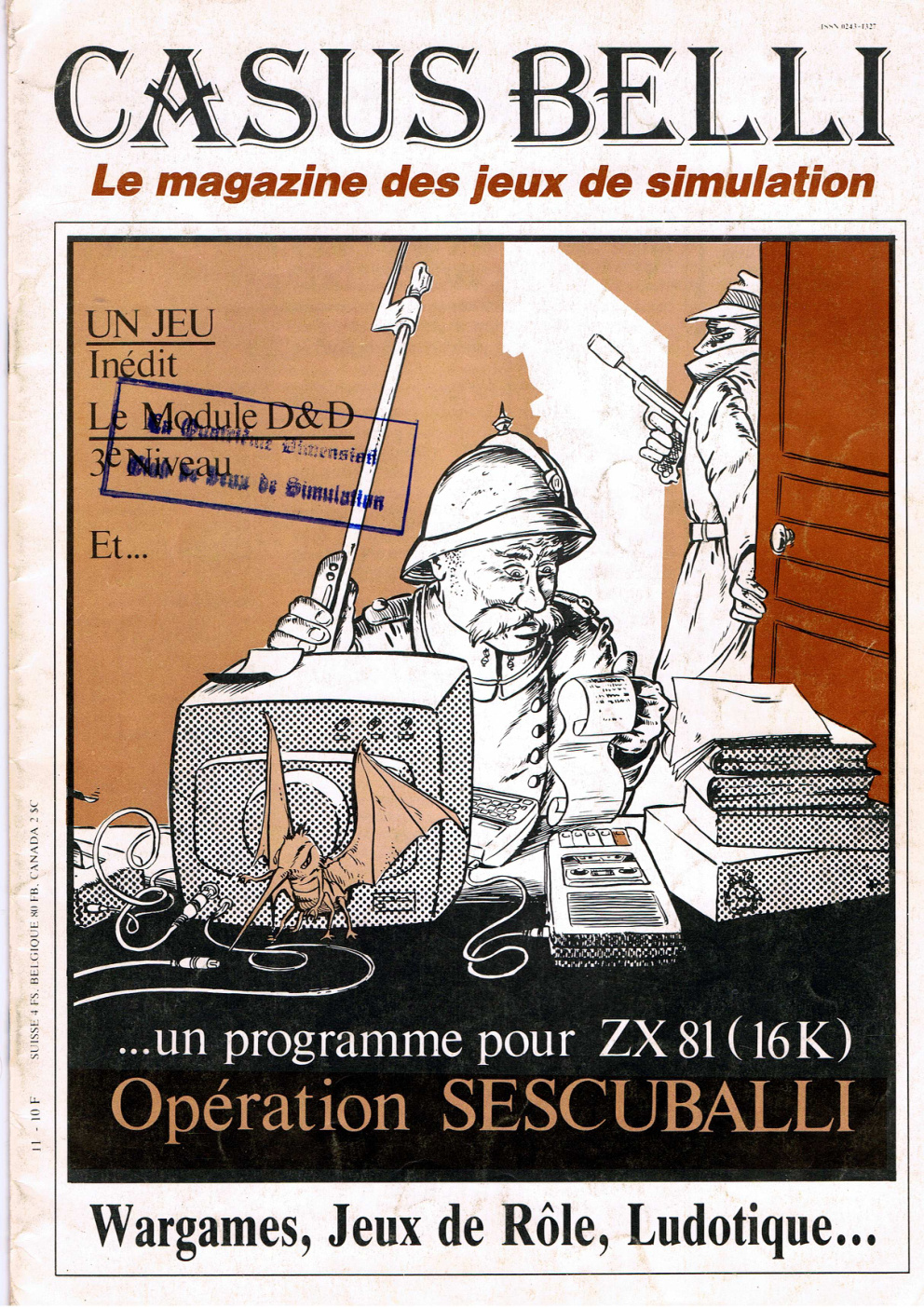 Première page de casusbelli numero011