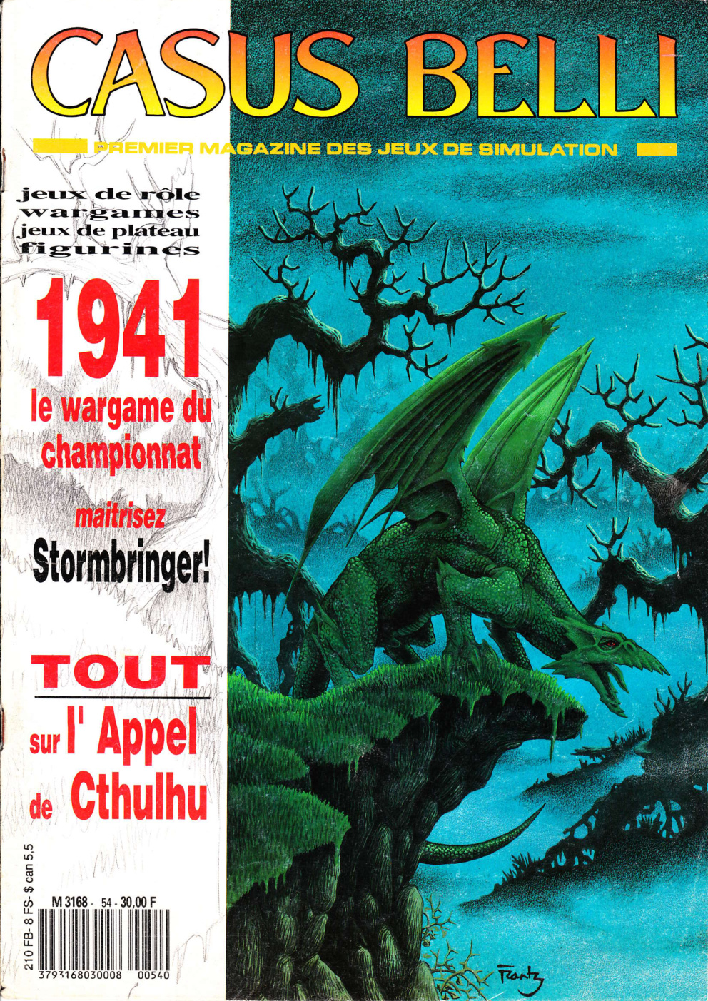 Première page de casusbelli numero054