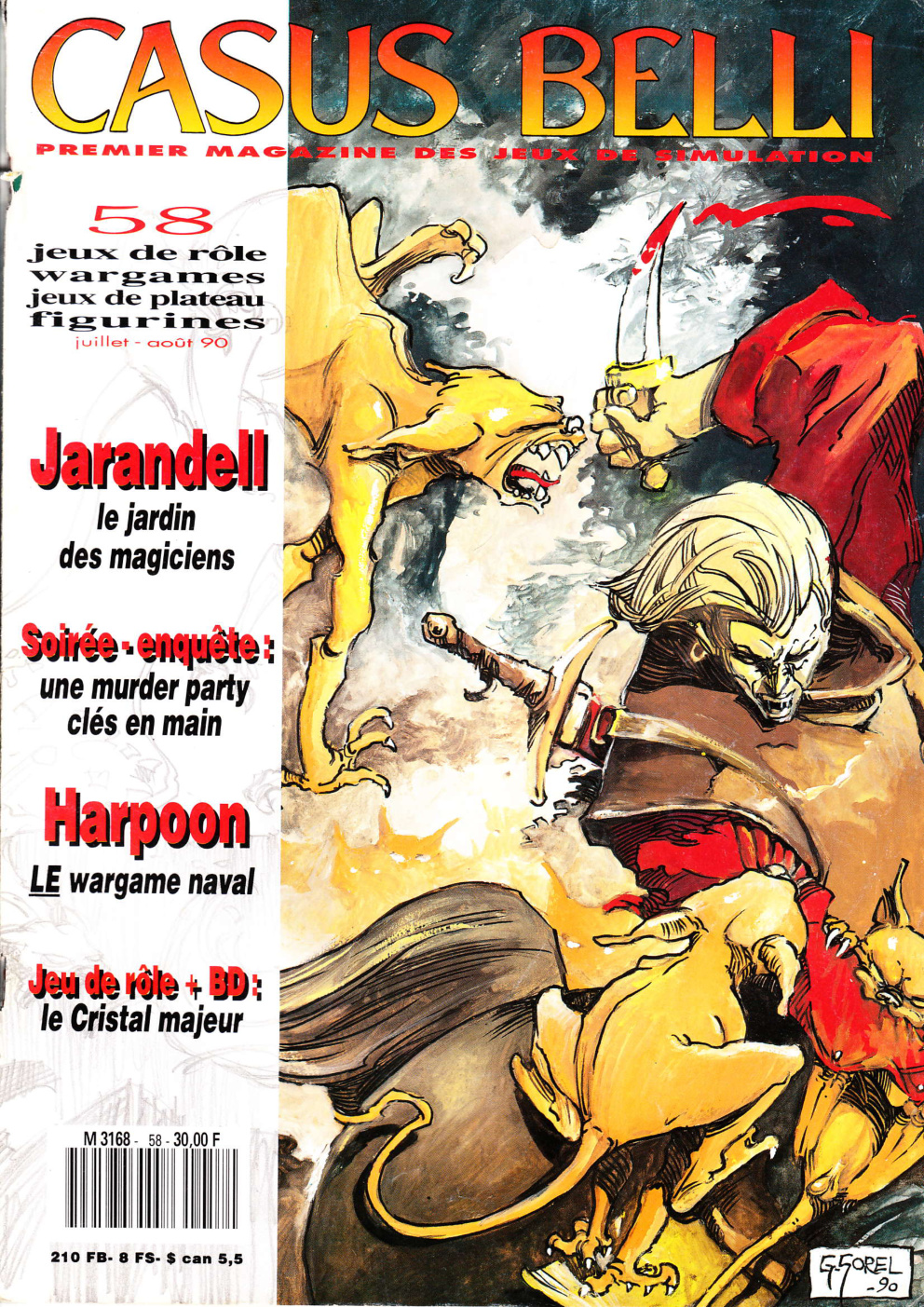 Première page de casusbelli numero058