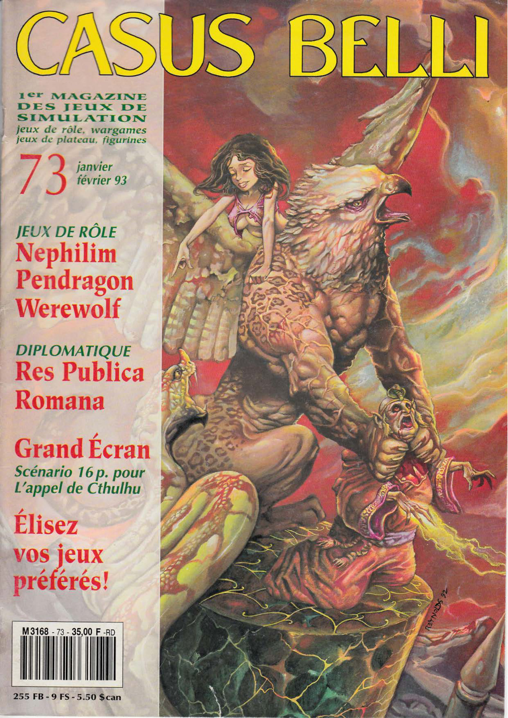 Première page de casusbelli numero073