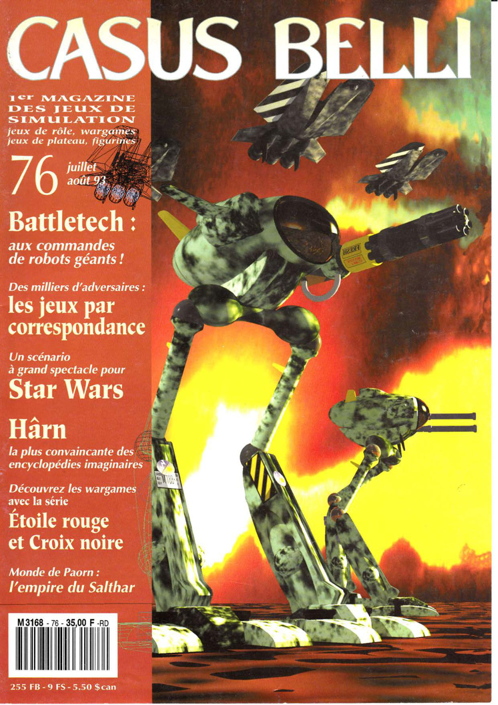Première page de casusbelli numero076