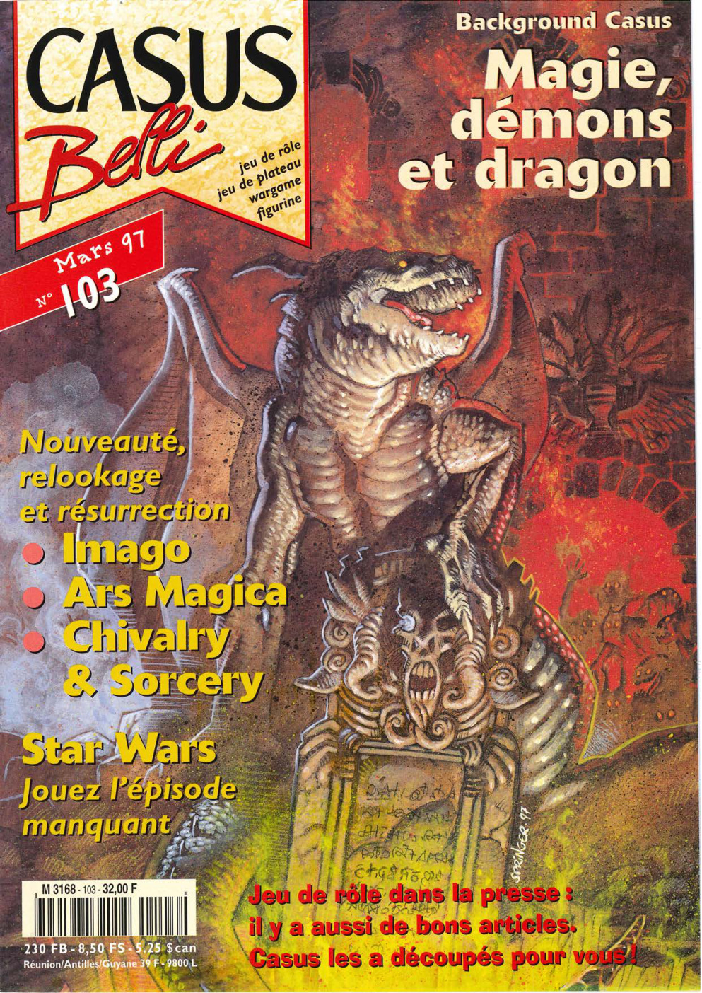 Première page de casusbelli numero103