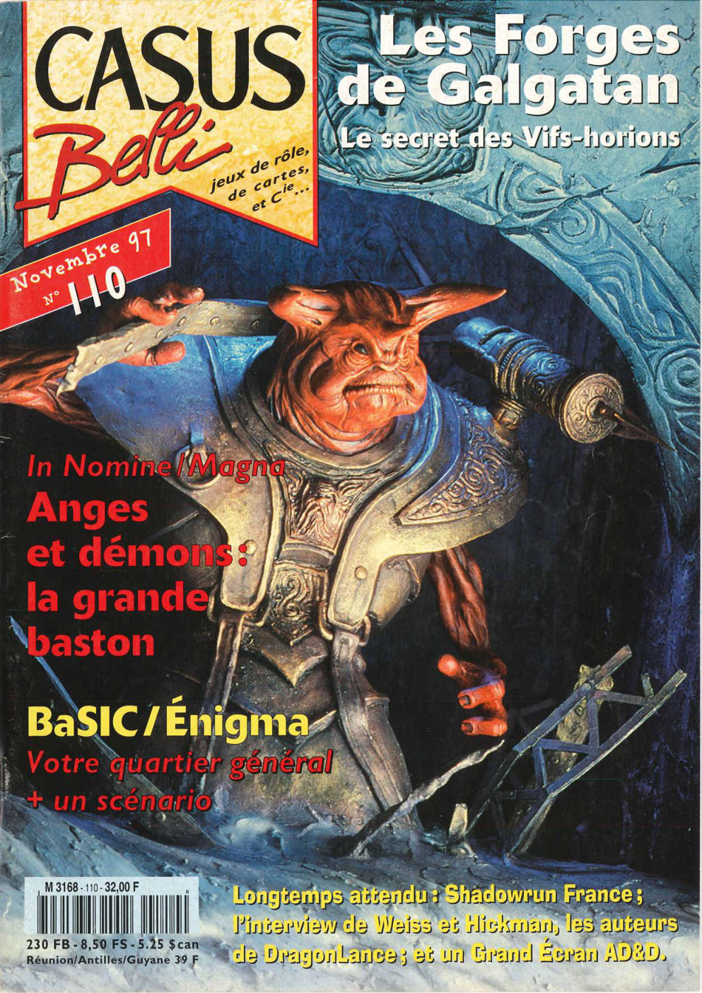 Première page de casusbelli numero110