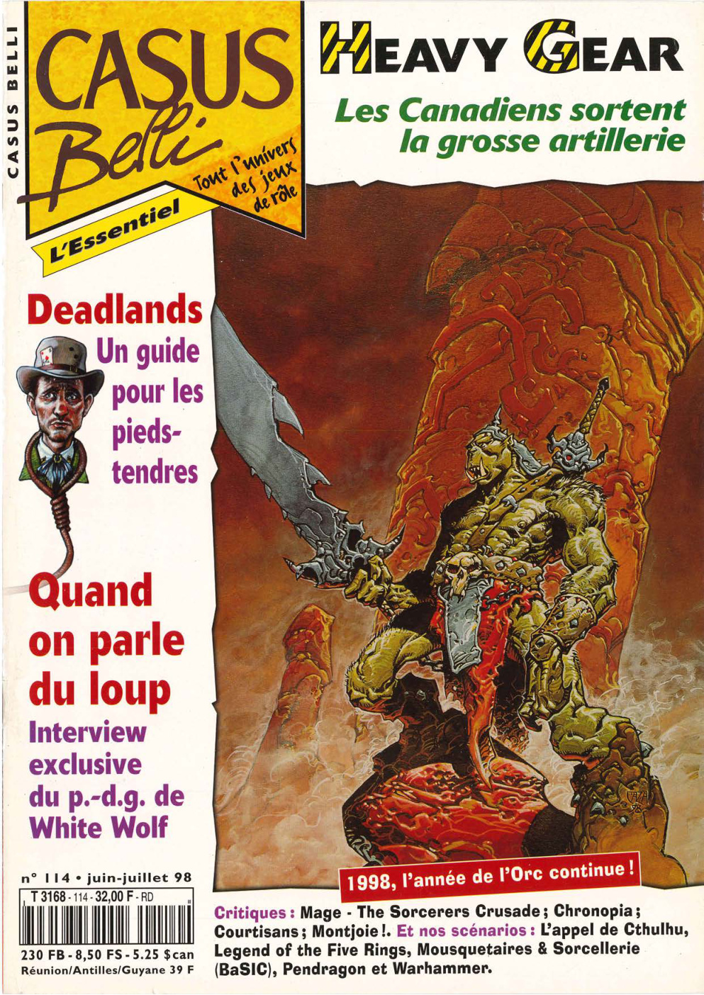 Première page de casusbelli numero114