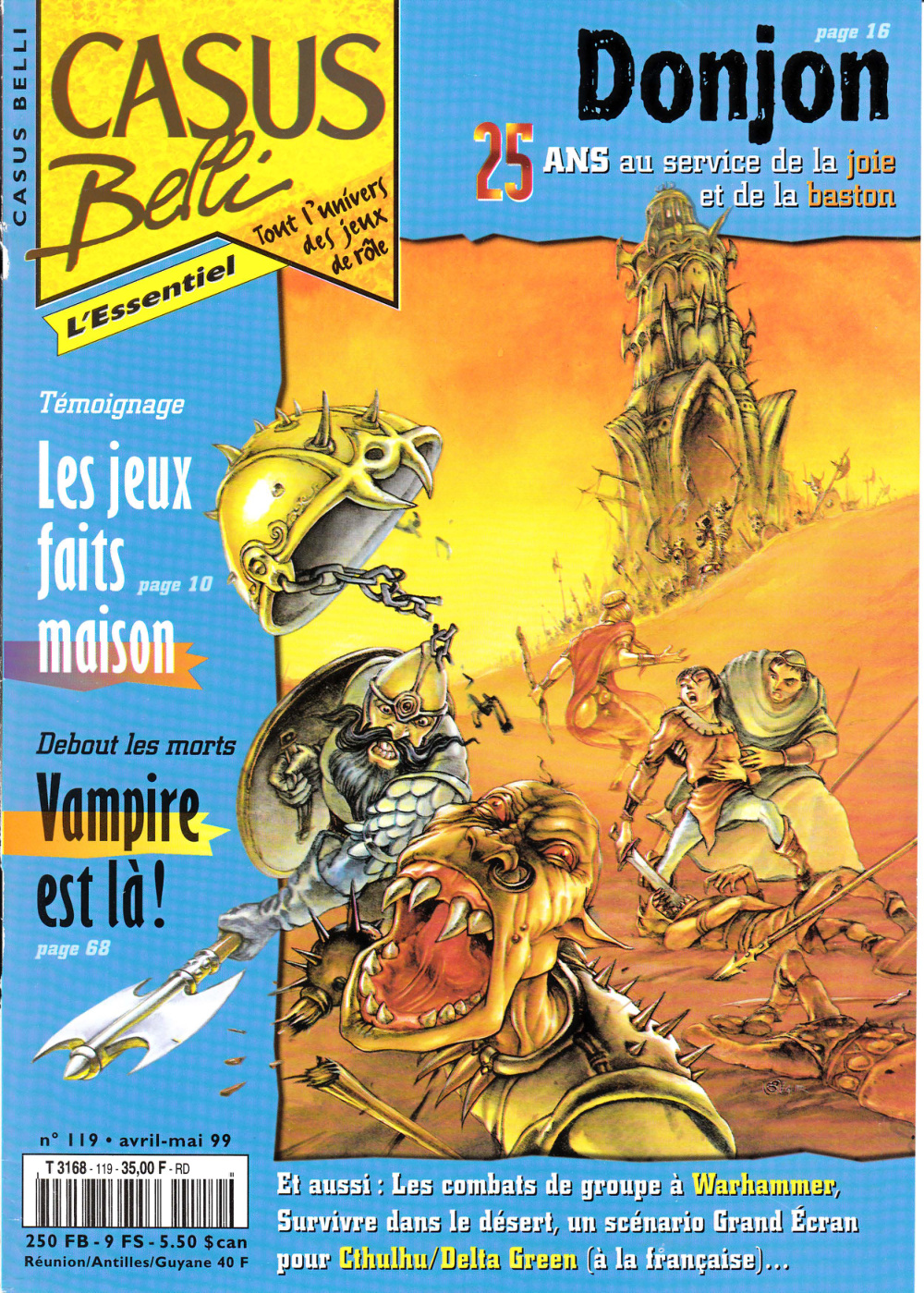 Première page de casusbelli numero119