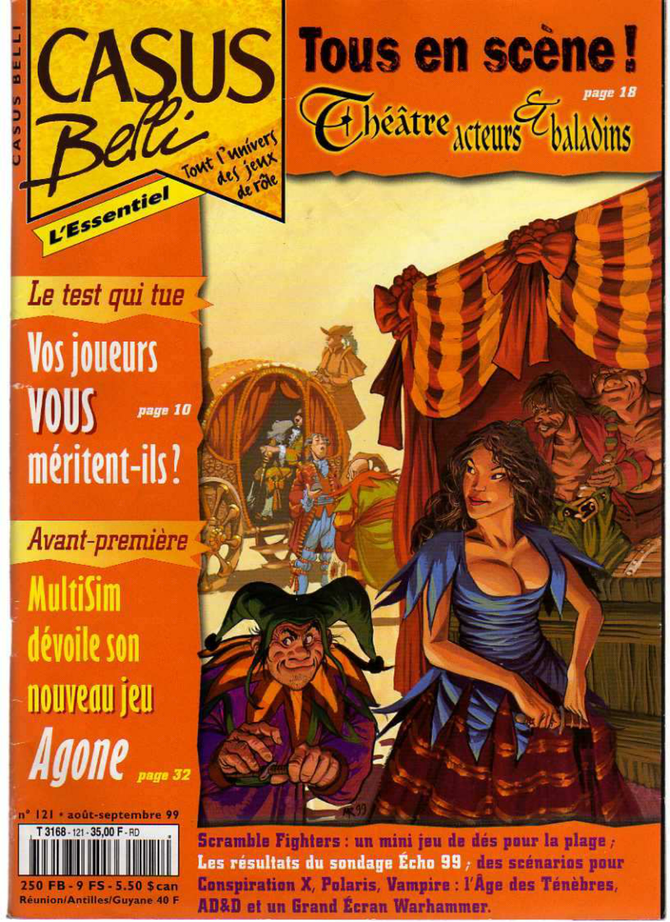 Première page de casusbelli numero121