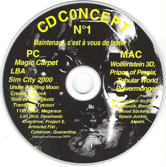Première page de cdconcept numerocd01