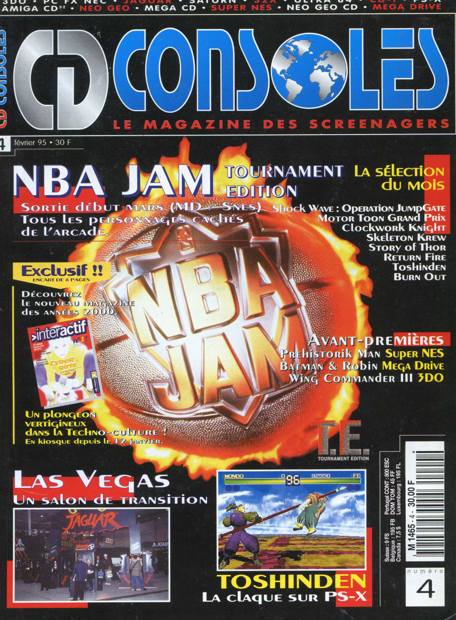 Première page de cdconsoles numero04