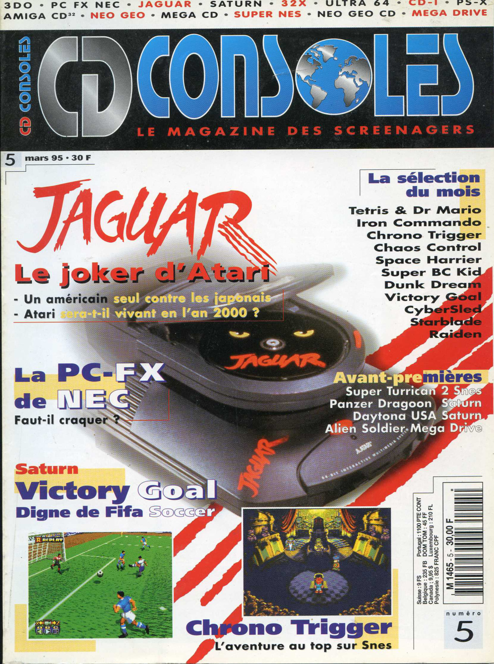 Première page de cdconsoles numero05