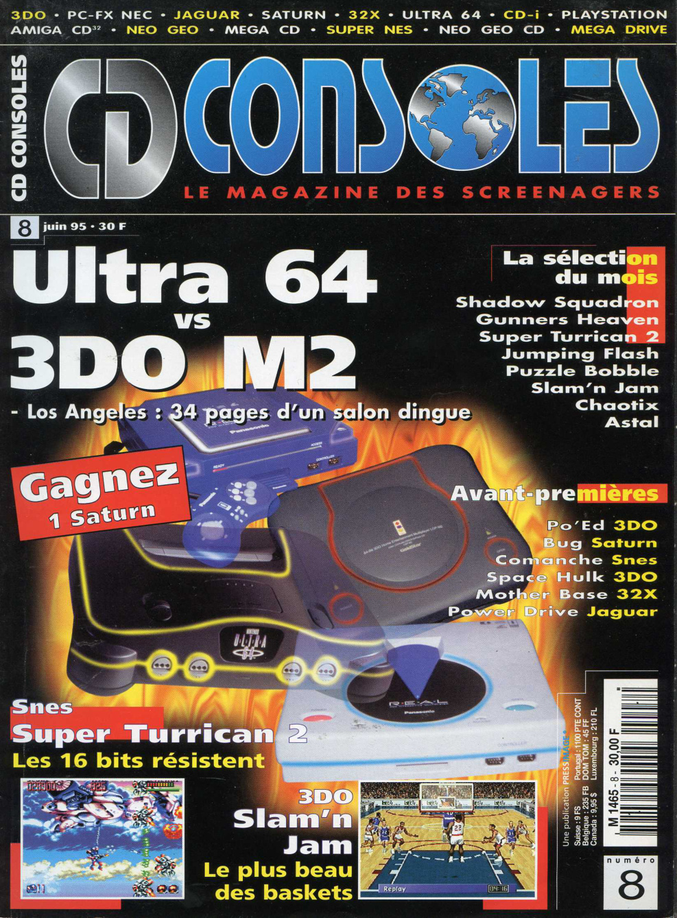 Première page de cdconsoles numero08