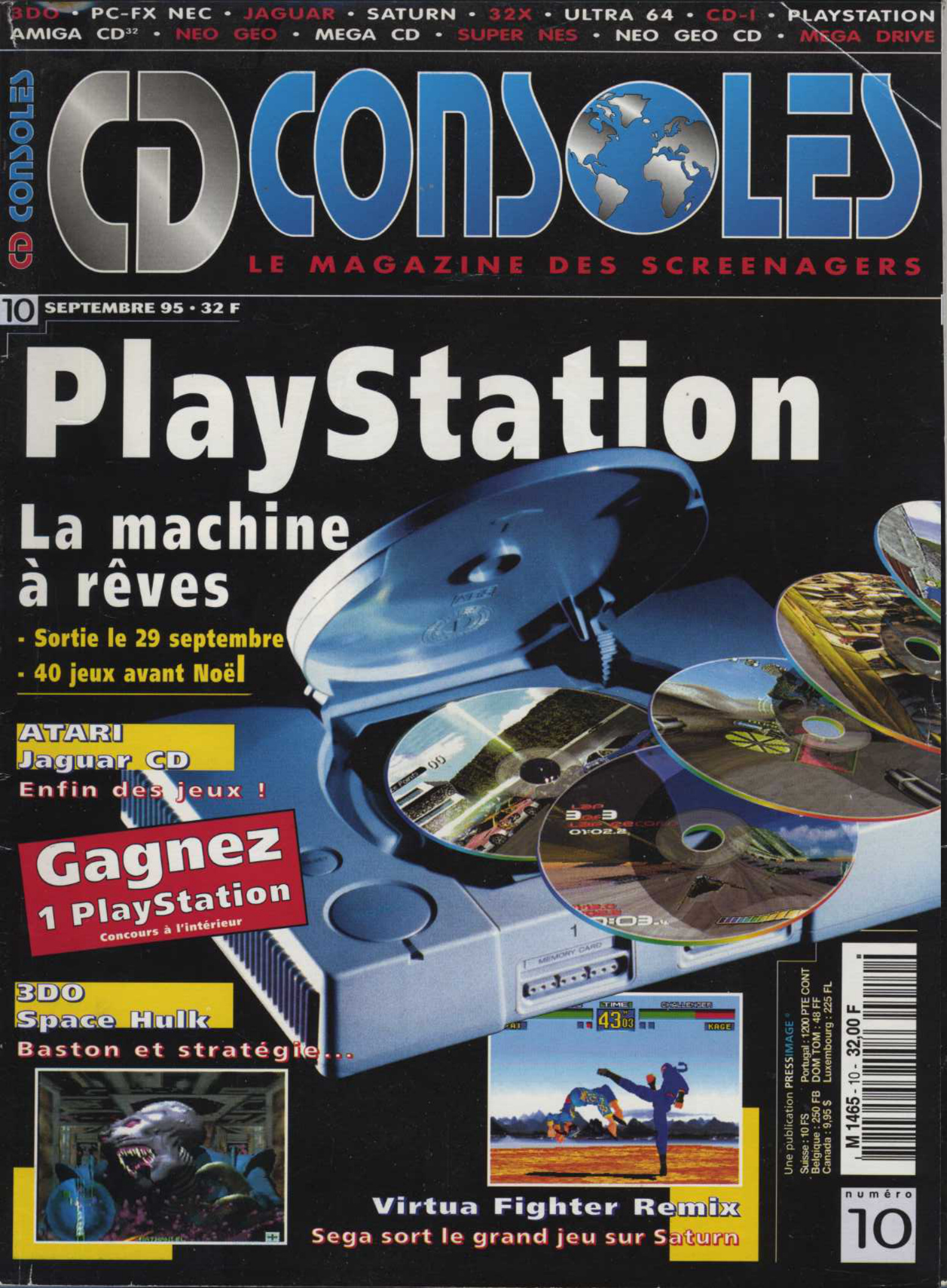 Première page de cdconsoles numero10