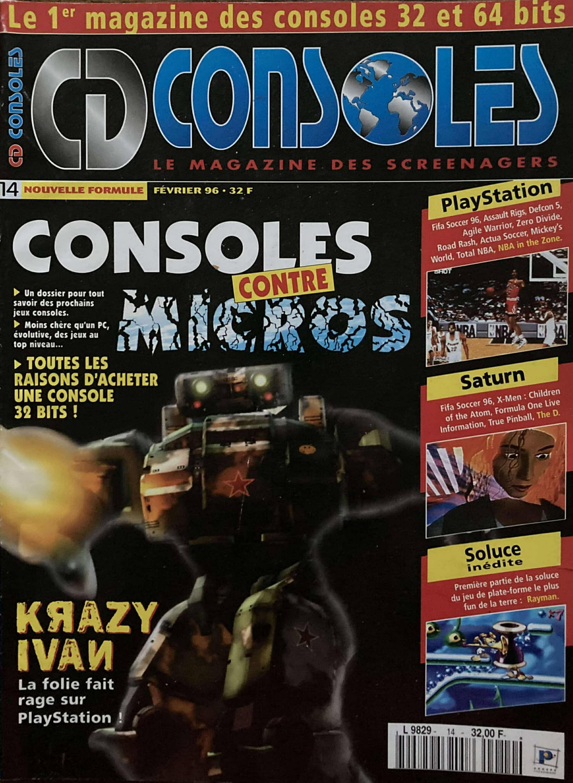 Première page de cdconsoles numero14