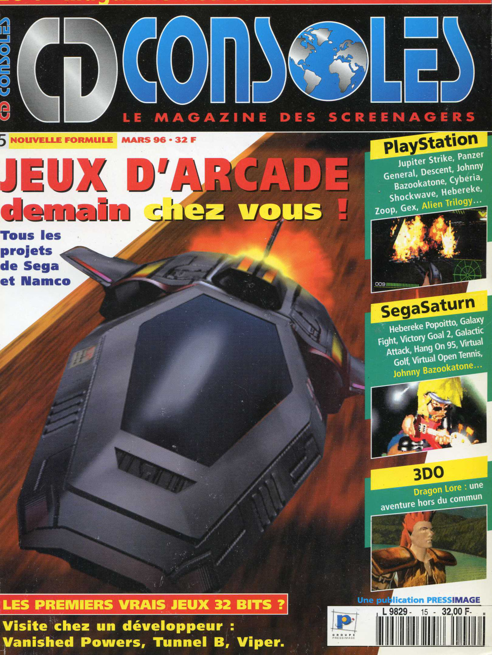 Première page de cdconsoles numero15