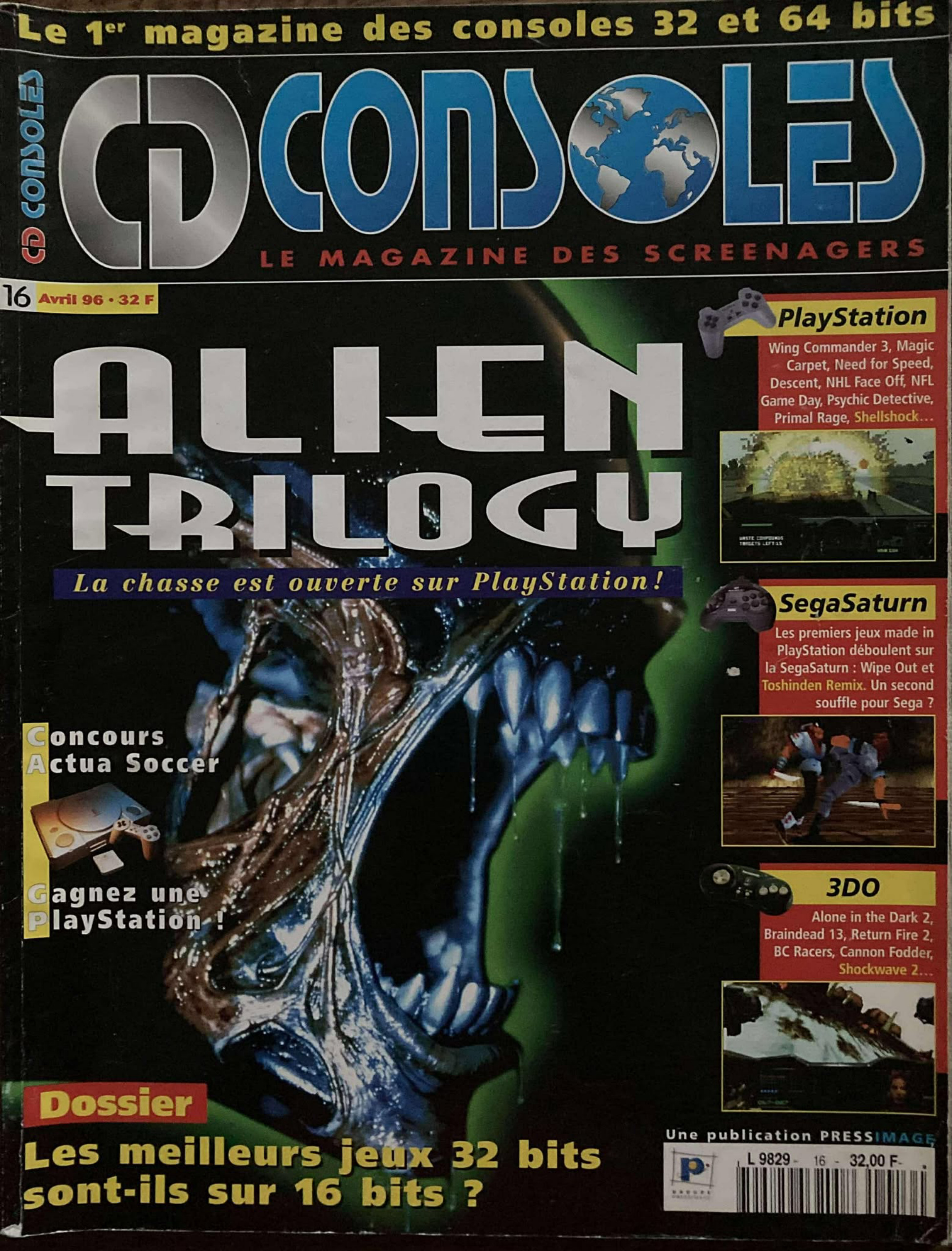 Première page de cdconsoles numero16