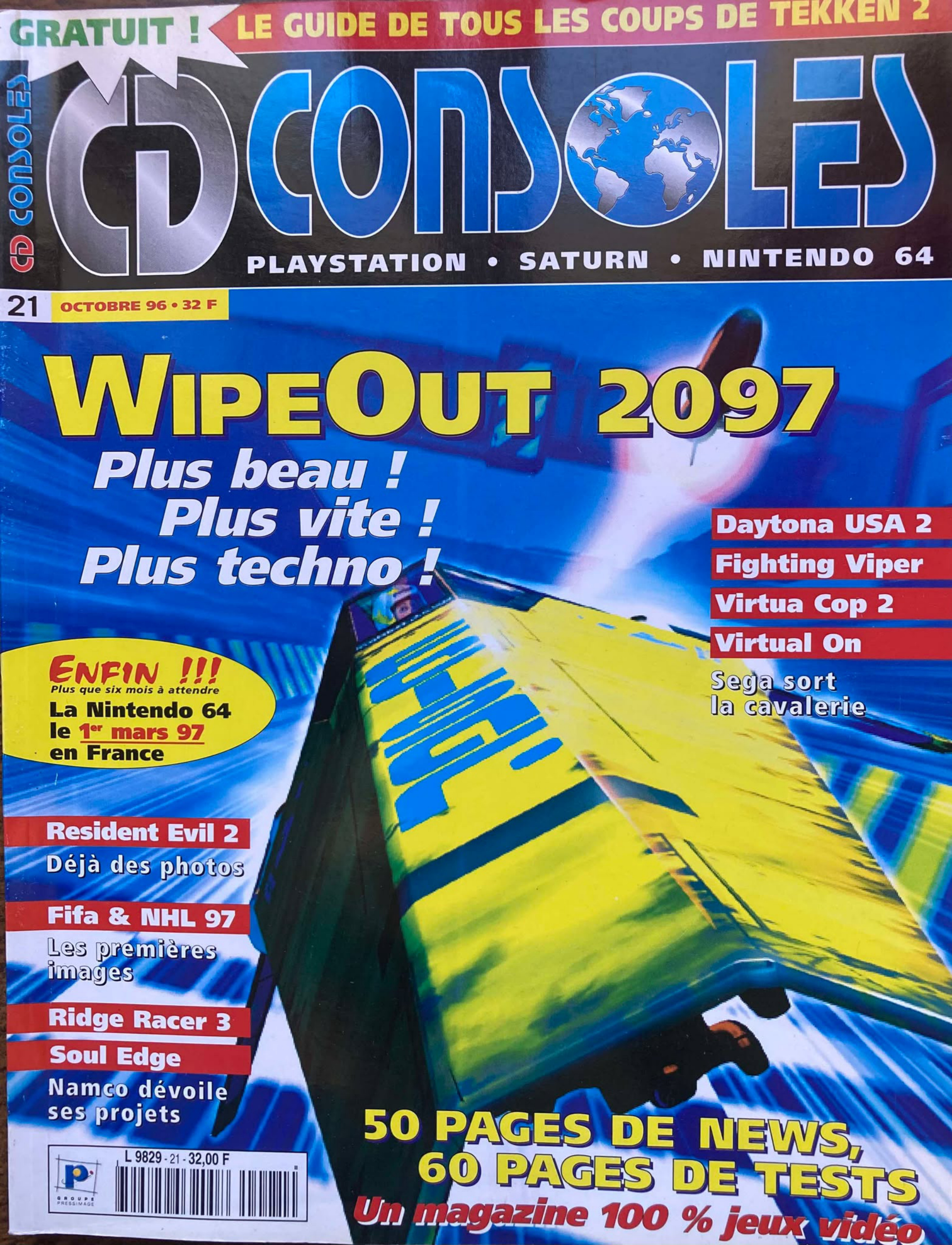 Première page de cdconsoles numero21