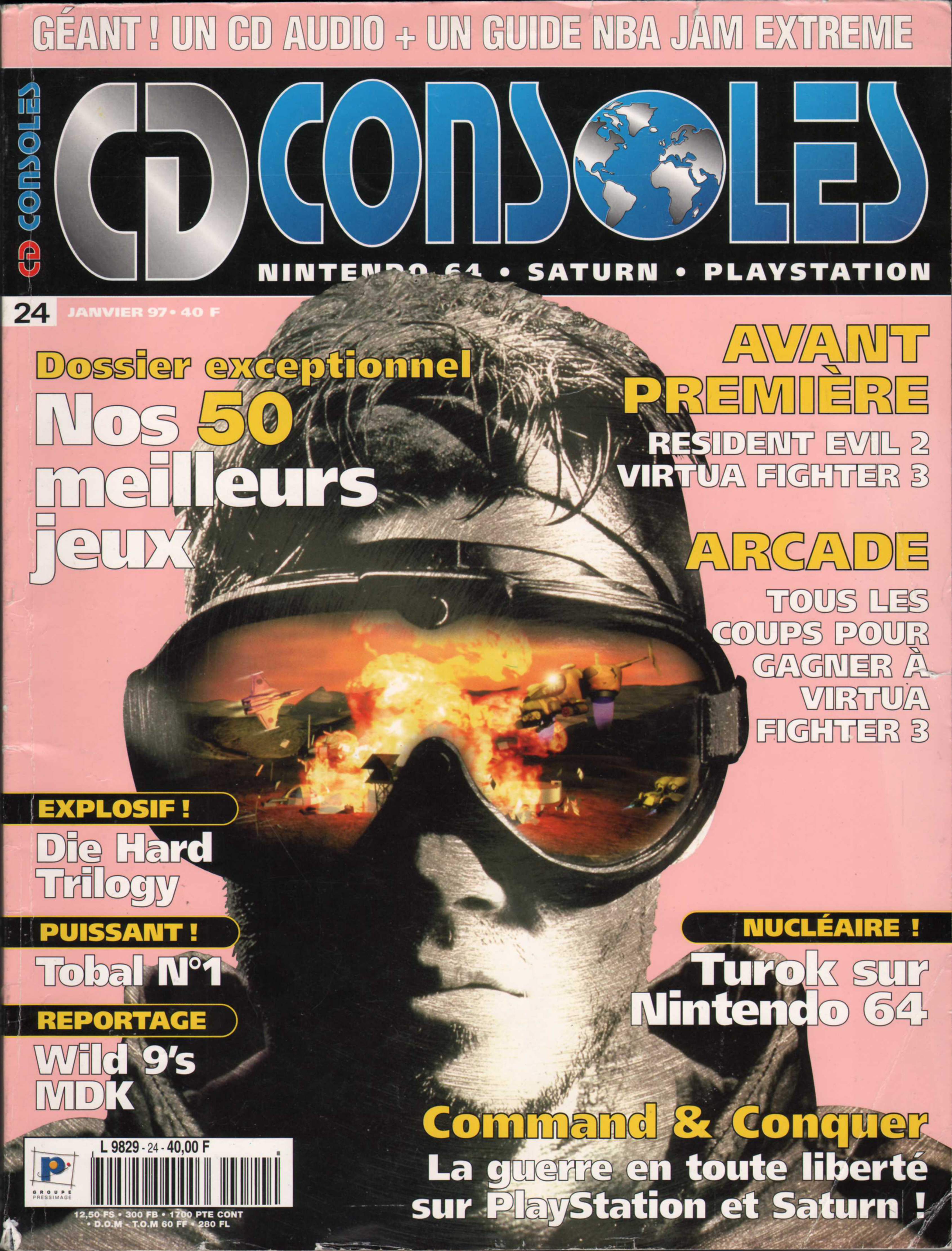 Première page de cdconsoles numero24