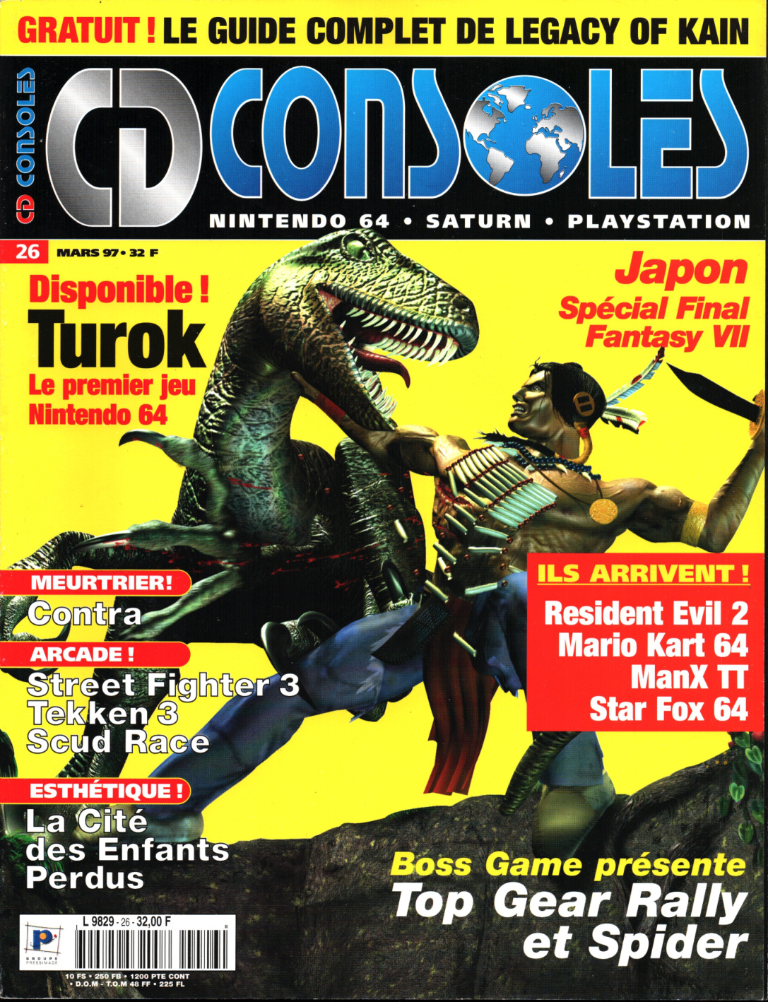 Première page de cdconsoles numero26
