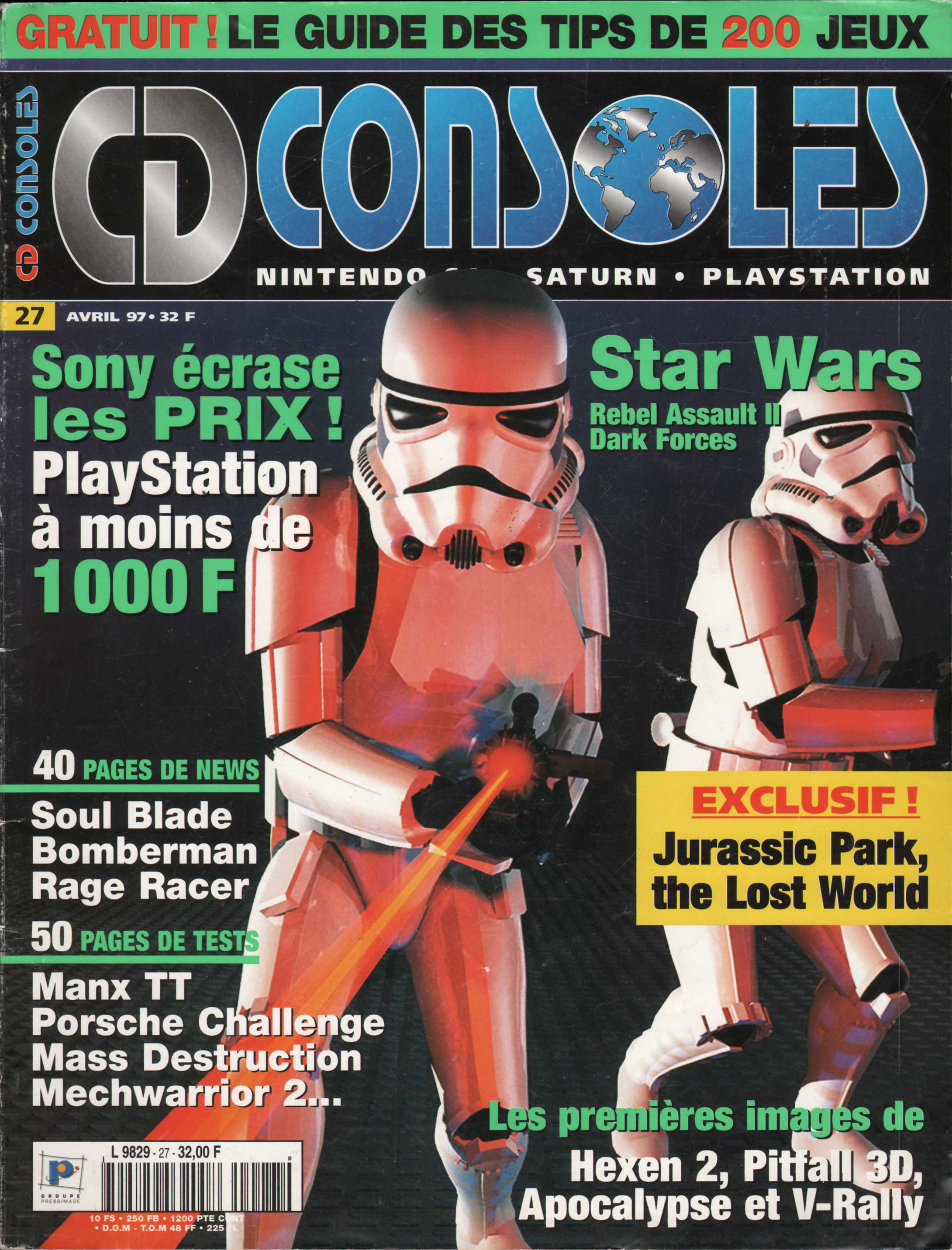 Première page de cdconsoles numero27