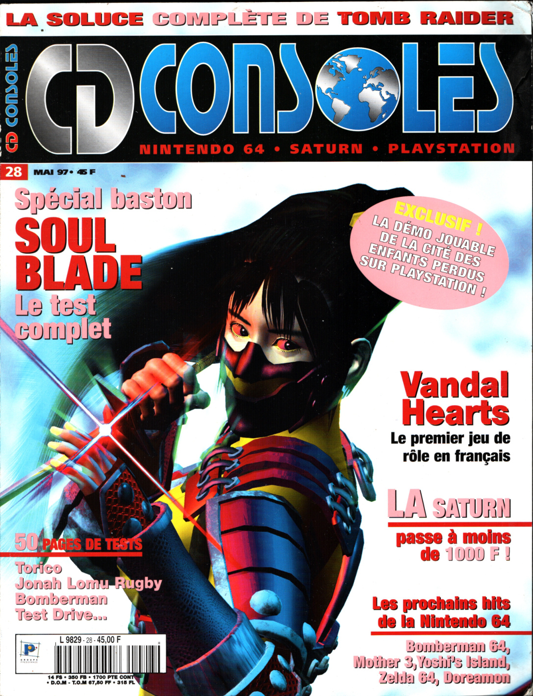 Première page de cdconsoles numero28