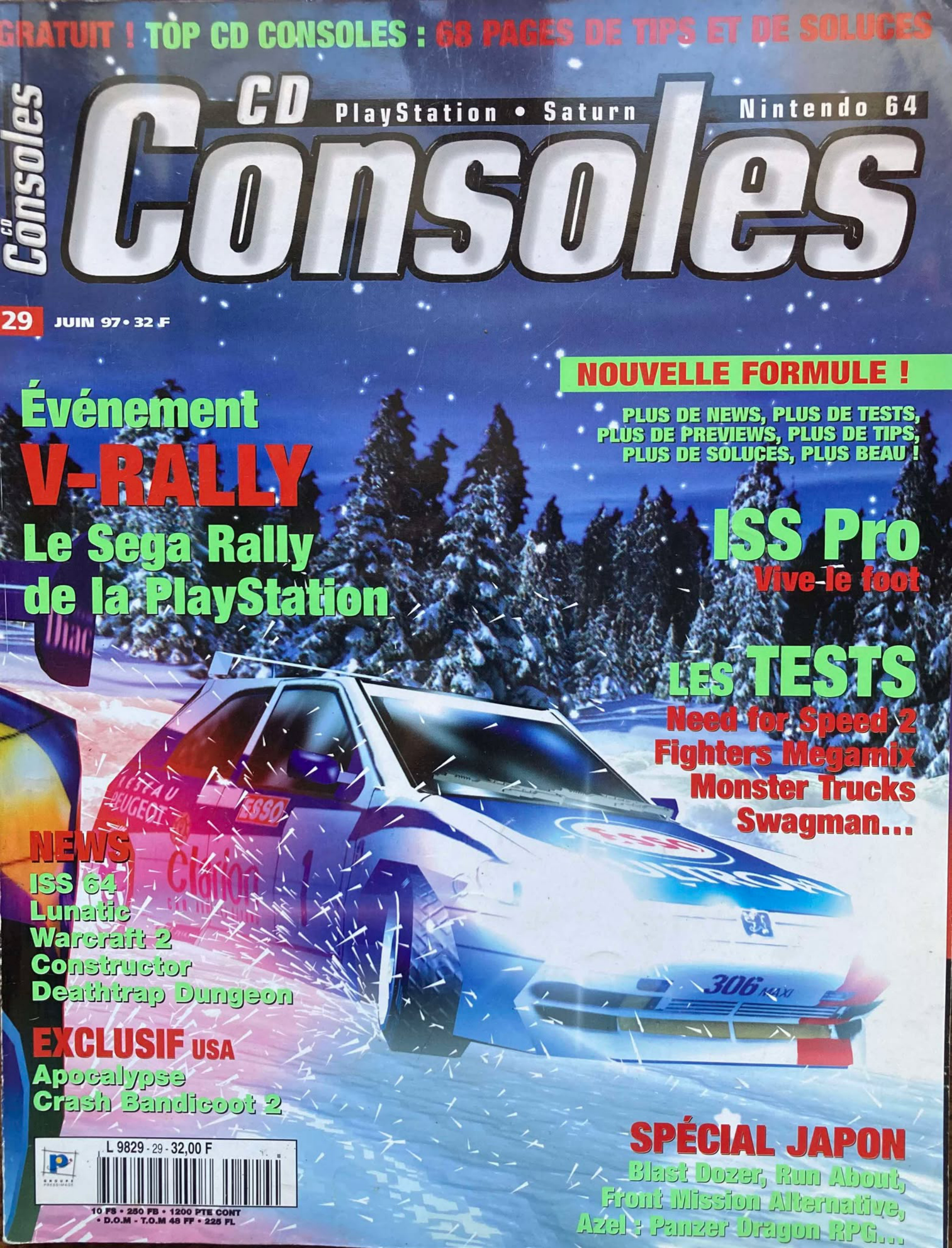 Première page de cdconsoles numero29