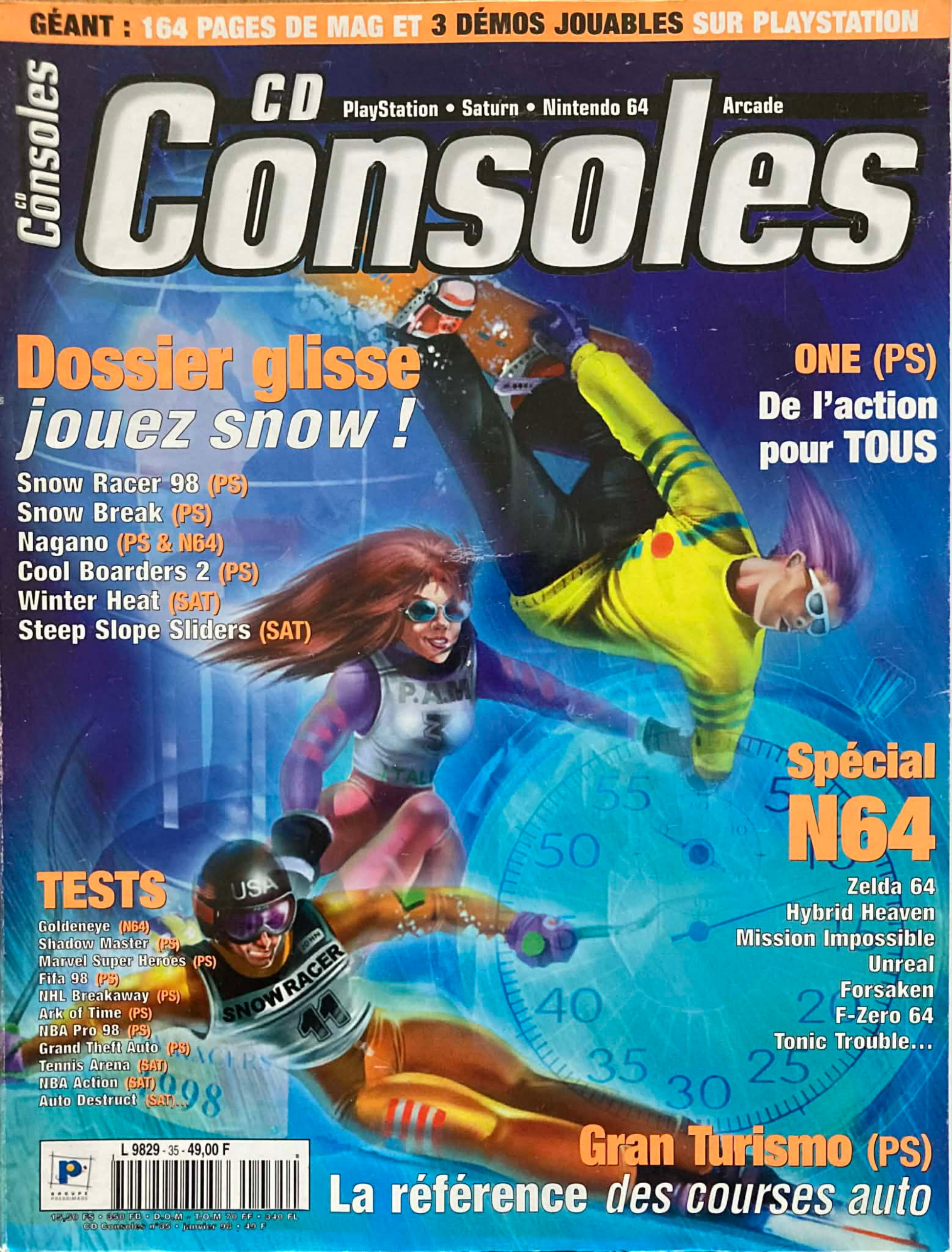 Première page de cdconsoles numero35