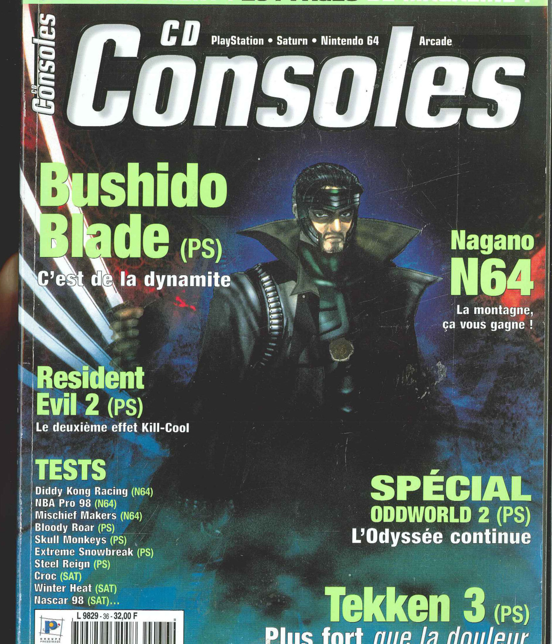 Première page de cdconsoles numero36