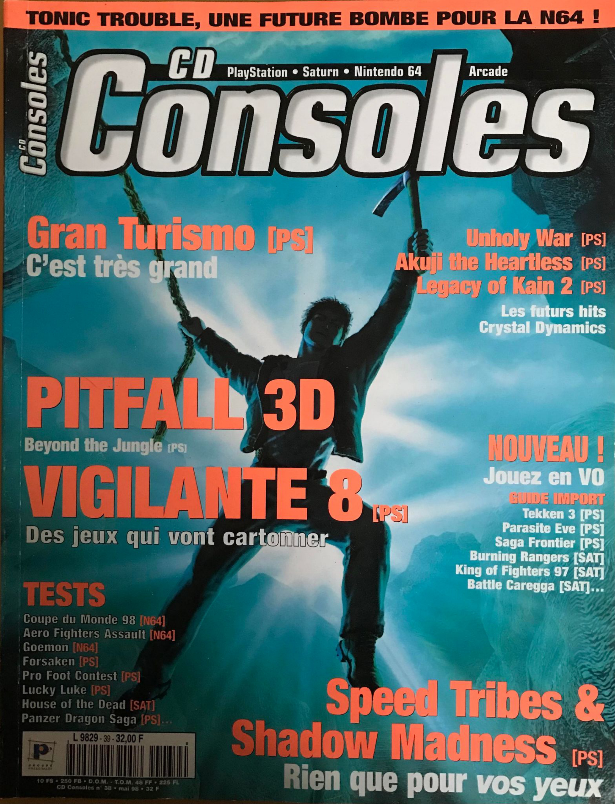 Première page de cdconsoles numero39