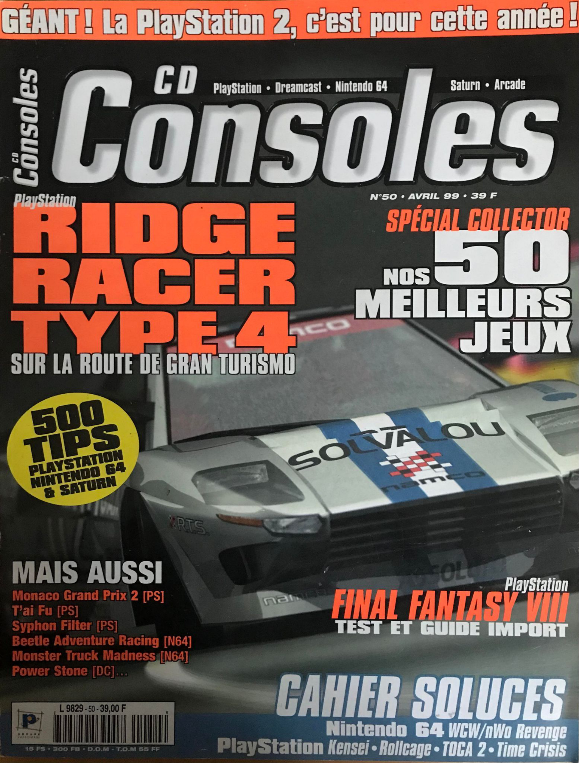 Première page de cdconsoles numero50