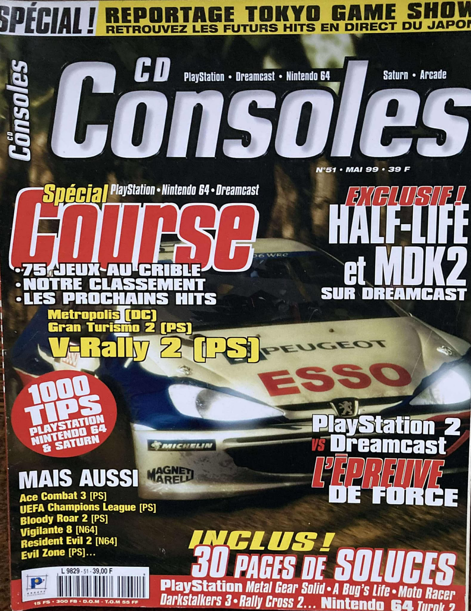 Première page de cdconsoles numero51