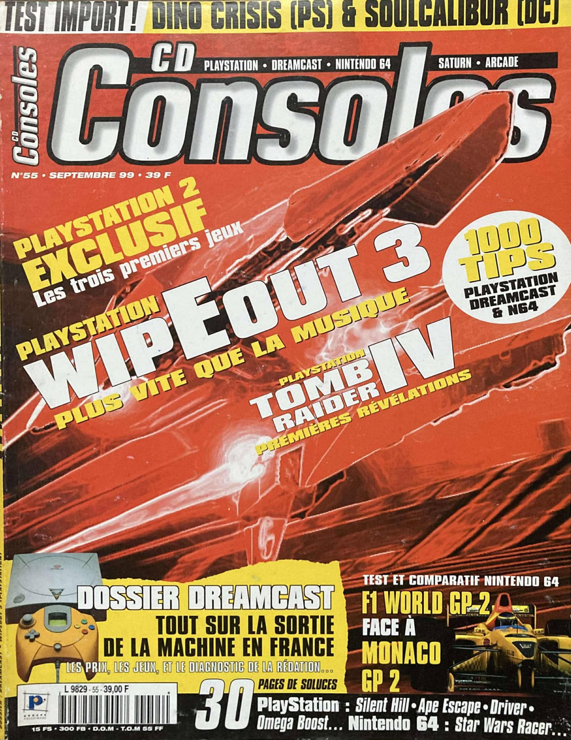 Première page de cdconsoles numero55