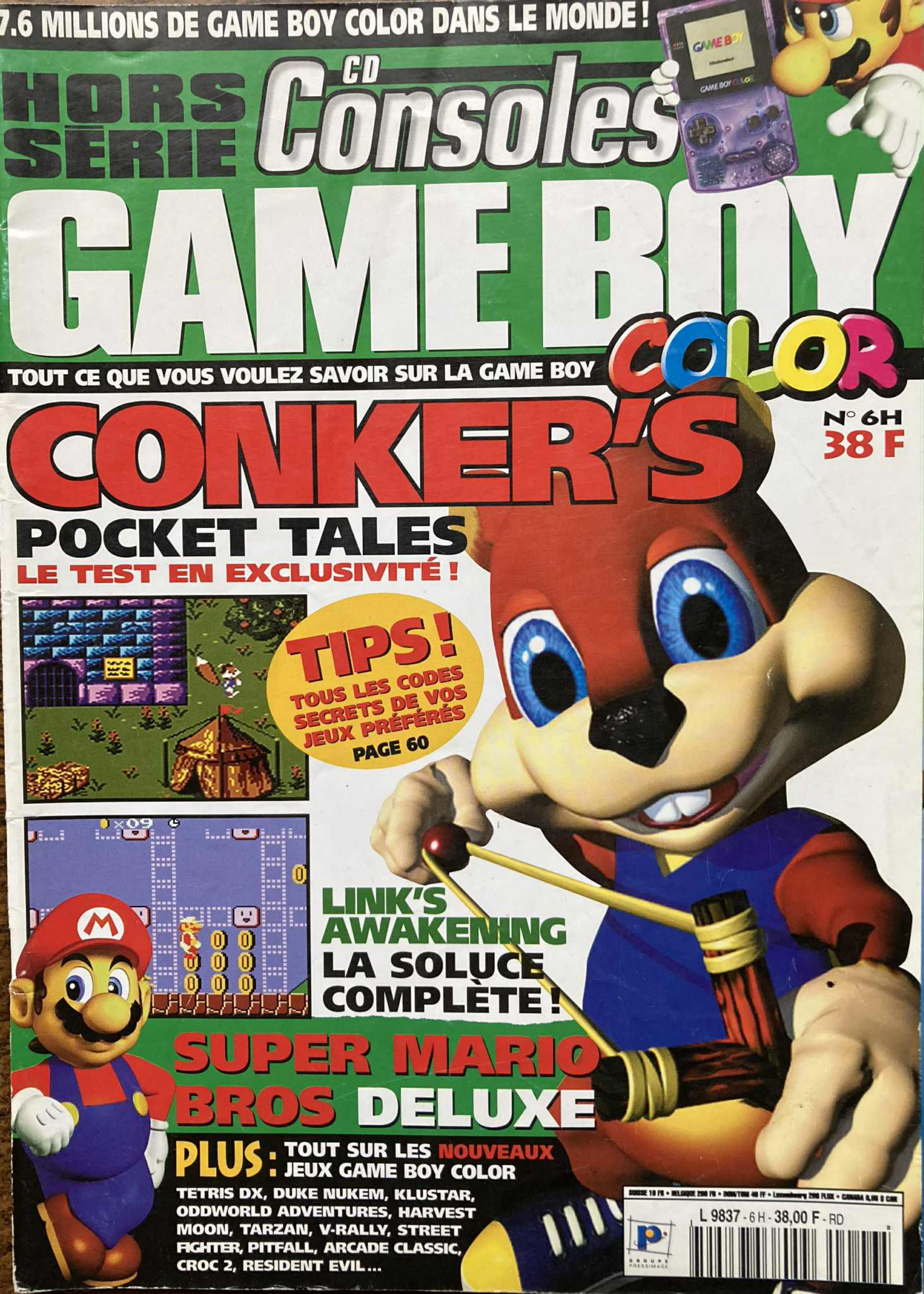 Première page de cdconsoles numerohs6
