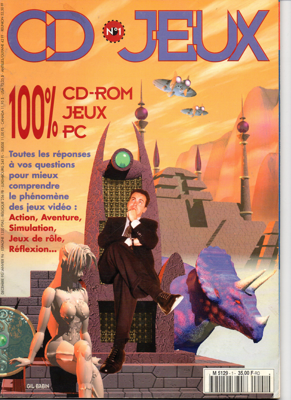 Première page de cdjeux numero01